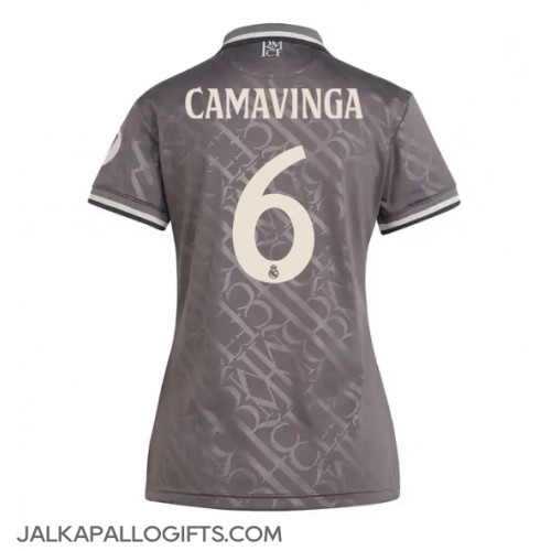 Real Madrid Eduardo Camavinga #6 Kolmaspaita Naiset 2024-25 Lyhythihainen